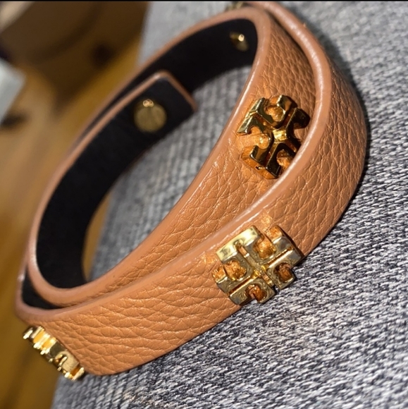 Tory Burch Accessories - Tory Burch Leather Wrap Around Bracelet